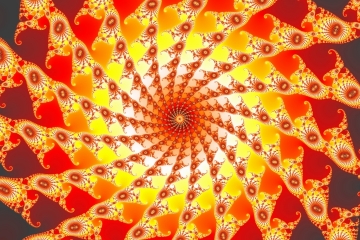 mandelbrot fractal image named web of Fire
