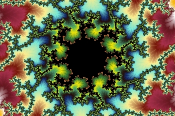 mandelbrot fractal image named Wheel of Fortune