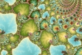Mandelbrot fractal image Whirlpool lillies