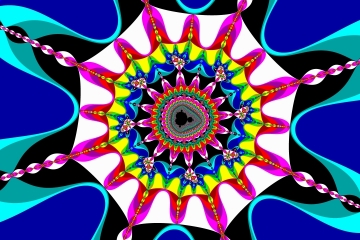 mandelbrot fractal image named White octagon