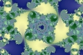 Mandelbrot fractal image White square...