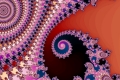 Mandelbrot fractal image wind-up