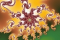 Mandelbrot fractal image zigzag